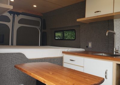 pull out table van conversion for comfort