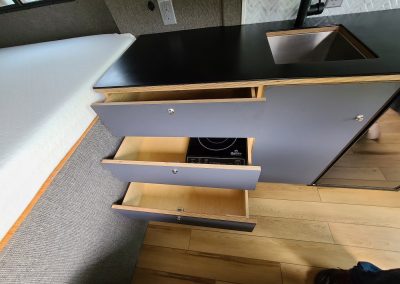 drawers storage van modifications washington